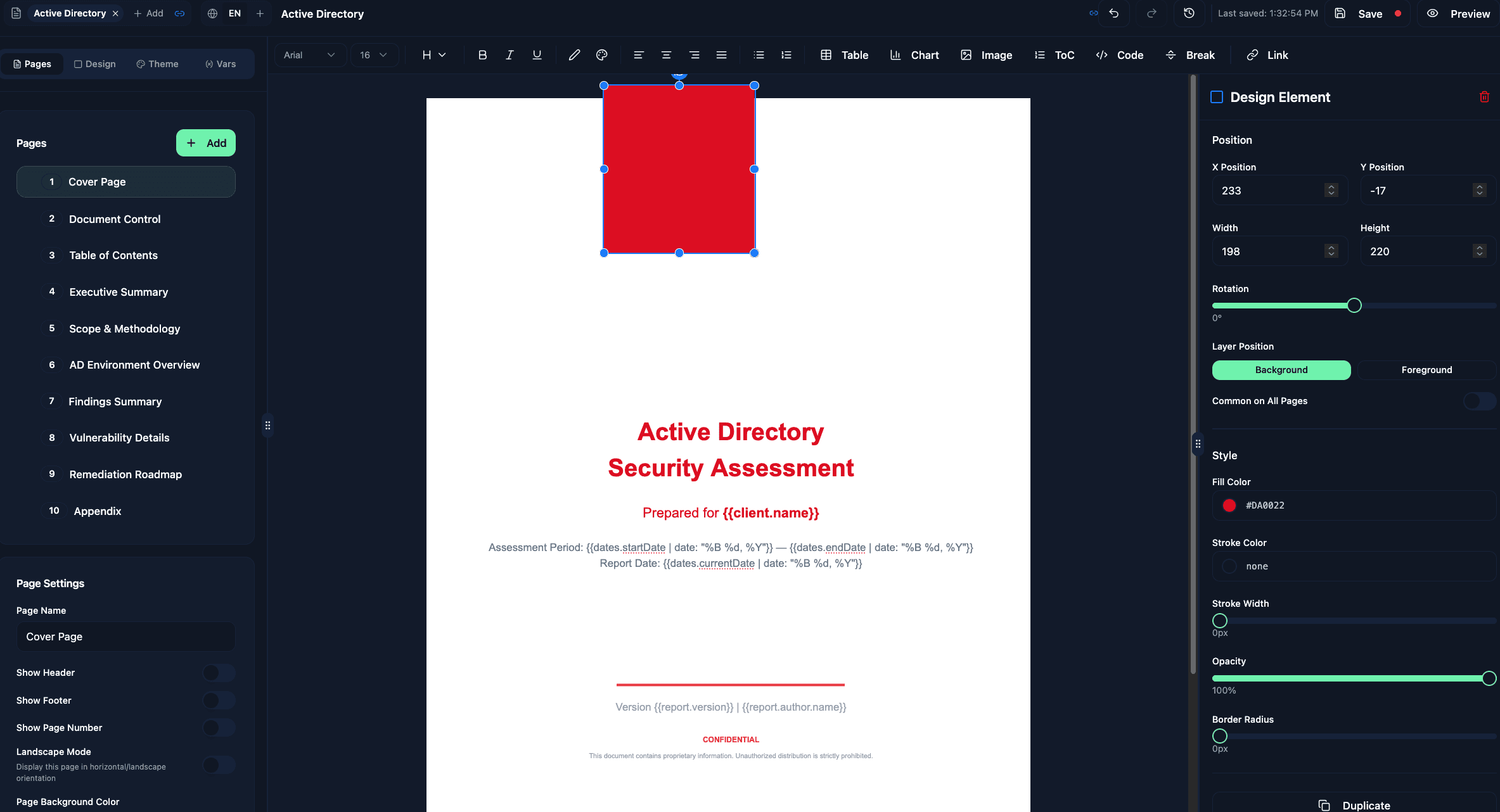 Template Builder