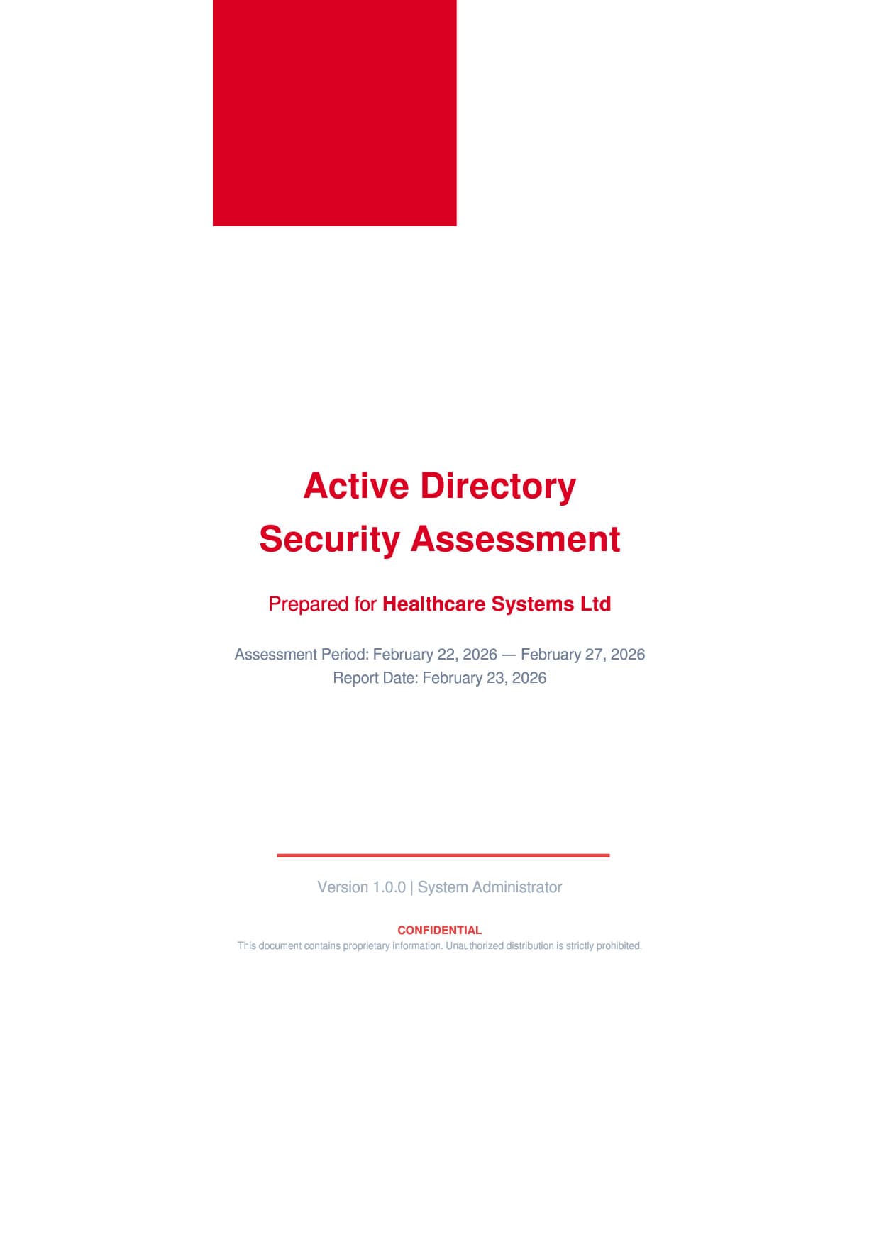Active Directory Assessment